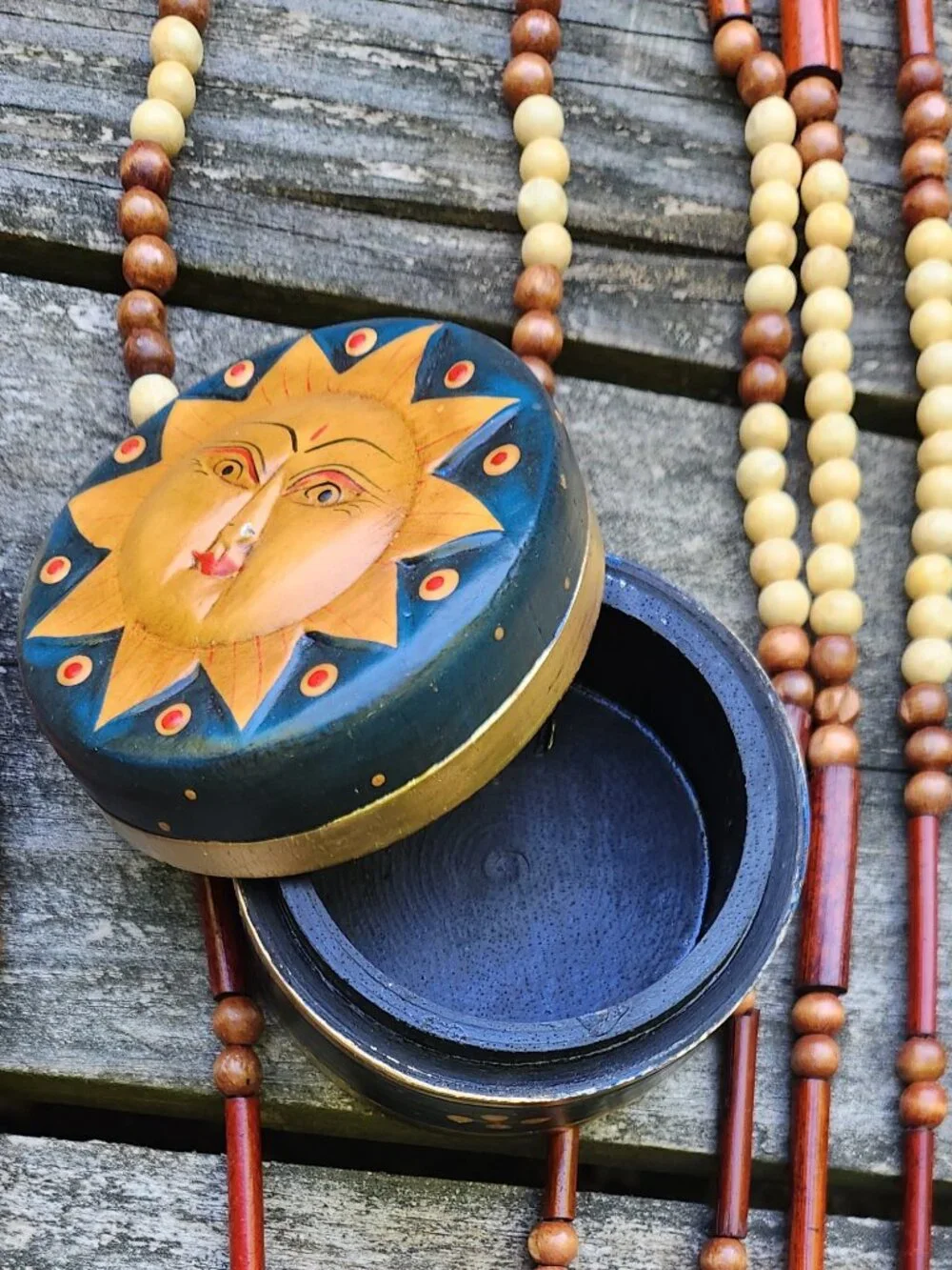 Whimsigoth Sun Trinket Box